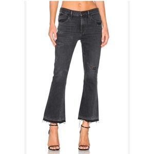 Citizens of Humanity Sasha Twist Crop Low Slung Flare Jean, size 26